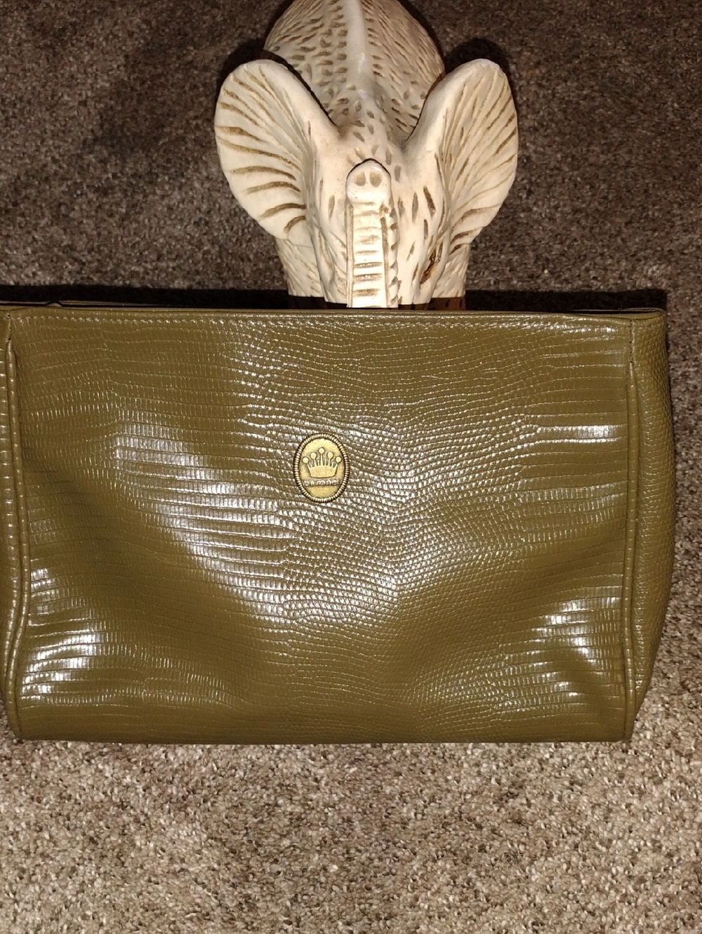 Baronet Olive Green Crossbody Bag